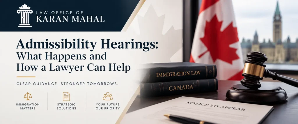 Admissibility Hearing in Canada